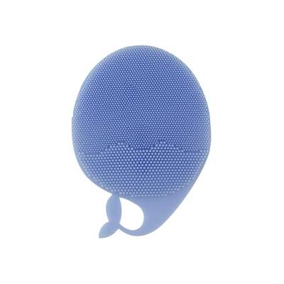 Portable Little Whale Silicone Cleansing Skin Care Face Wash Brush with High Quality Customizable Logo