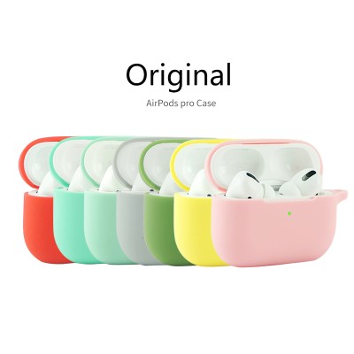 Newest design Silicone Case For Protect Apple AirPods pro/Wireless Headset Charging Box/Silicone Case